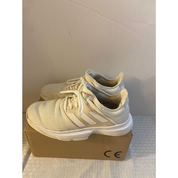 Adidas tennis shoes Game Court Mens size 9  laces - Picture 1 of 8